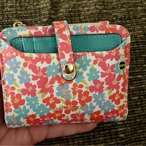 Nanette Lepore Vibrant Floral wallet / Card Holder